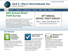 Tablet Screenshot of hayesinternational.com
